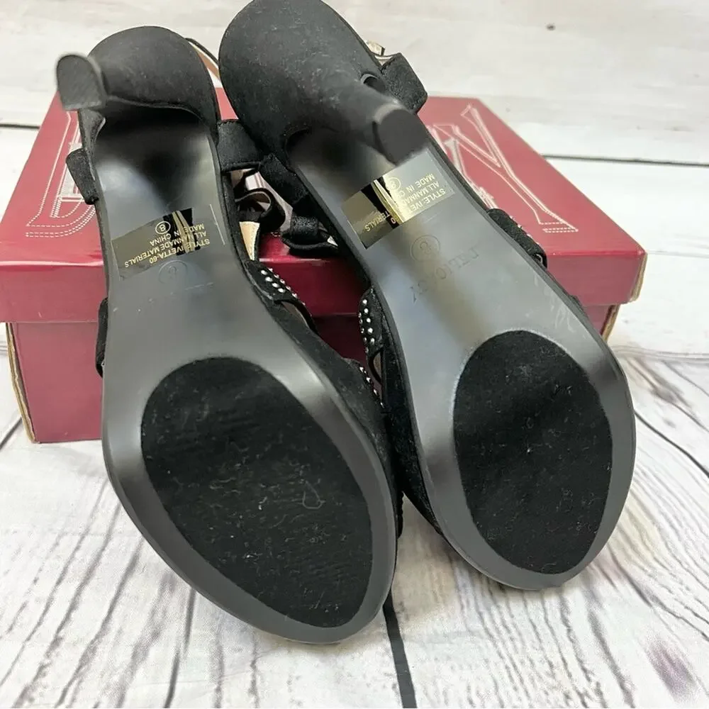 Delicacy Ivetta Platform Heels Size 8 Black NEW!